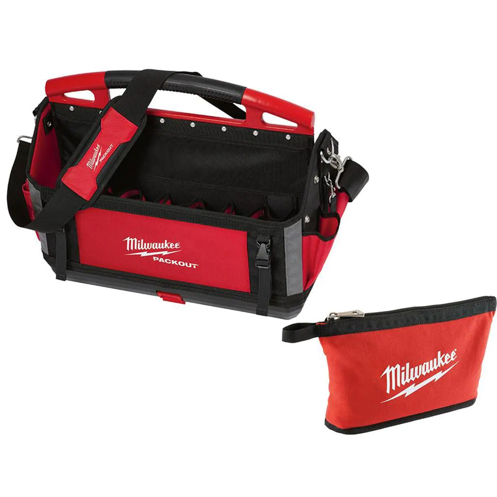 Technician Tool Bag L Compact Contractor Tote Accessory Pouch Caddy Electrician