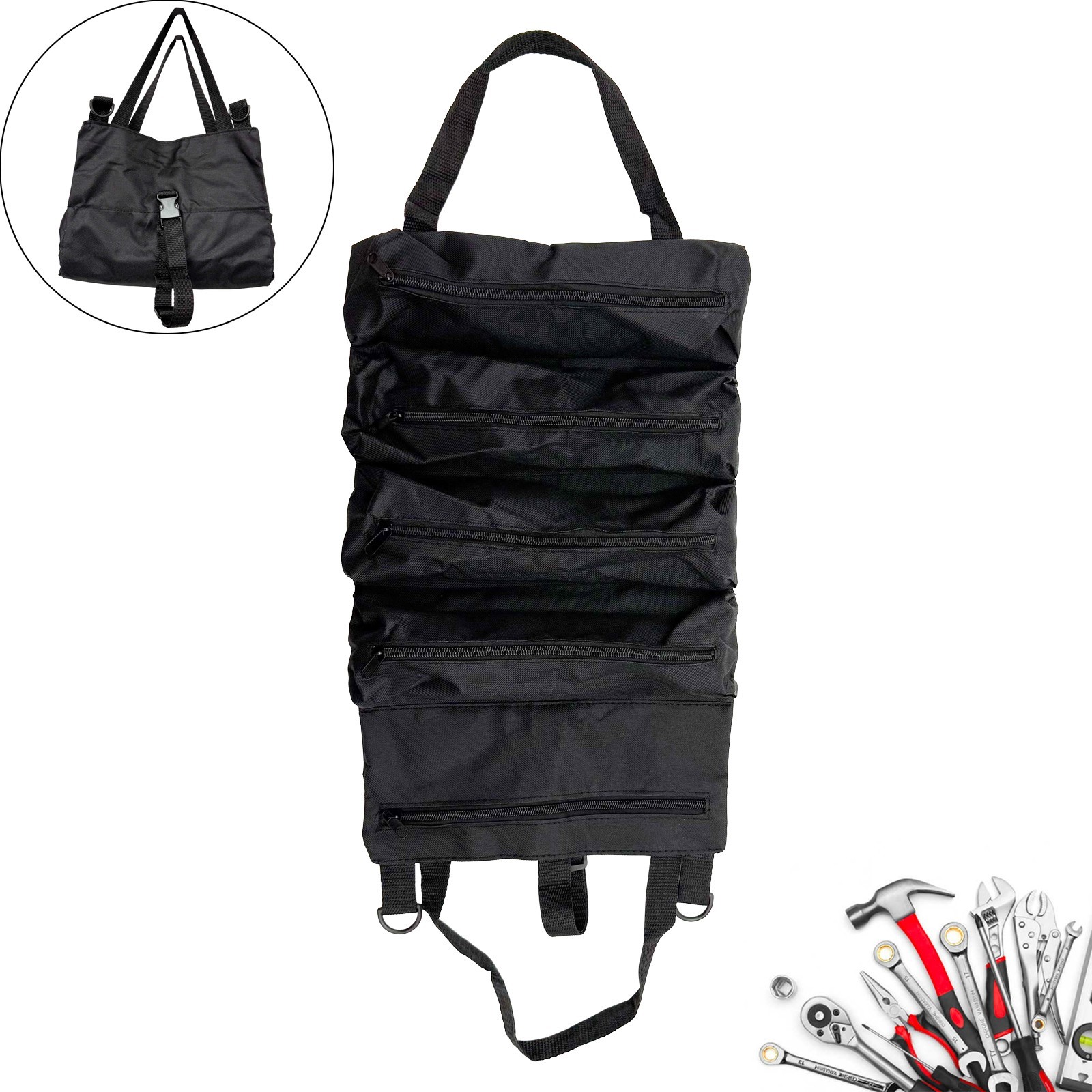 Multifunctional Suspended Hardware Tool Car Tool Oxford Cloth Storage Bag