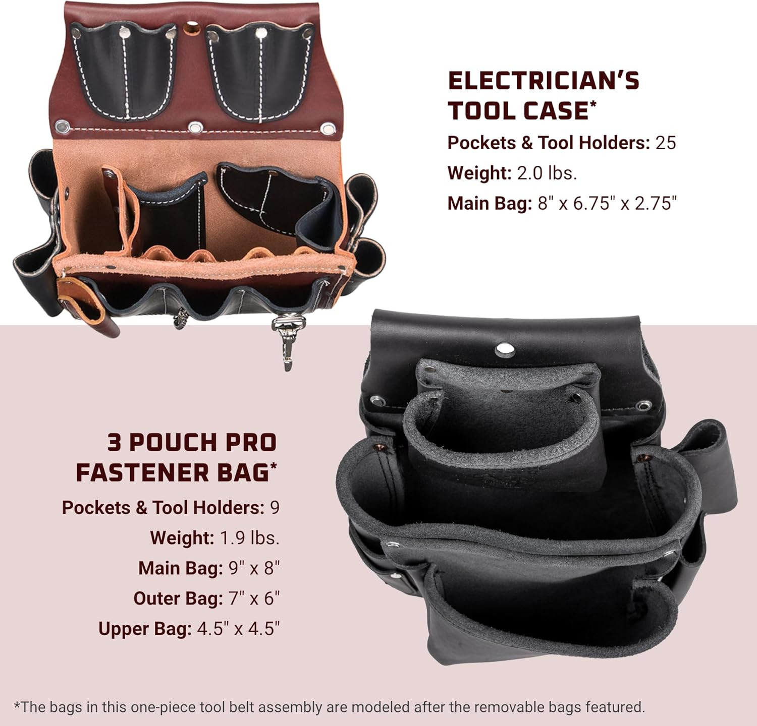 Pro Electrician Tool Set – 31 Pockets, Adjustable Fit, Made in USA