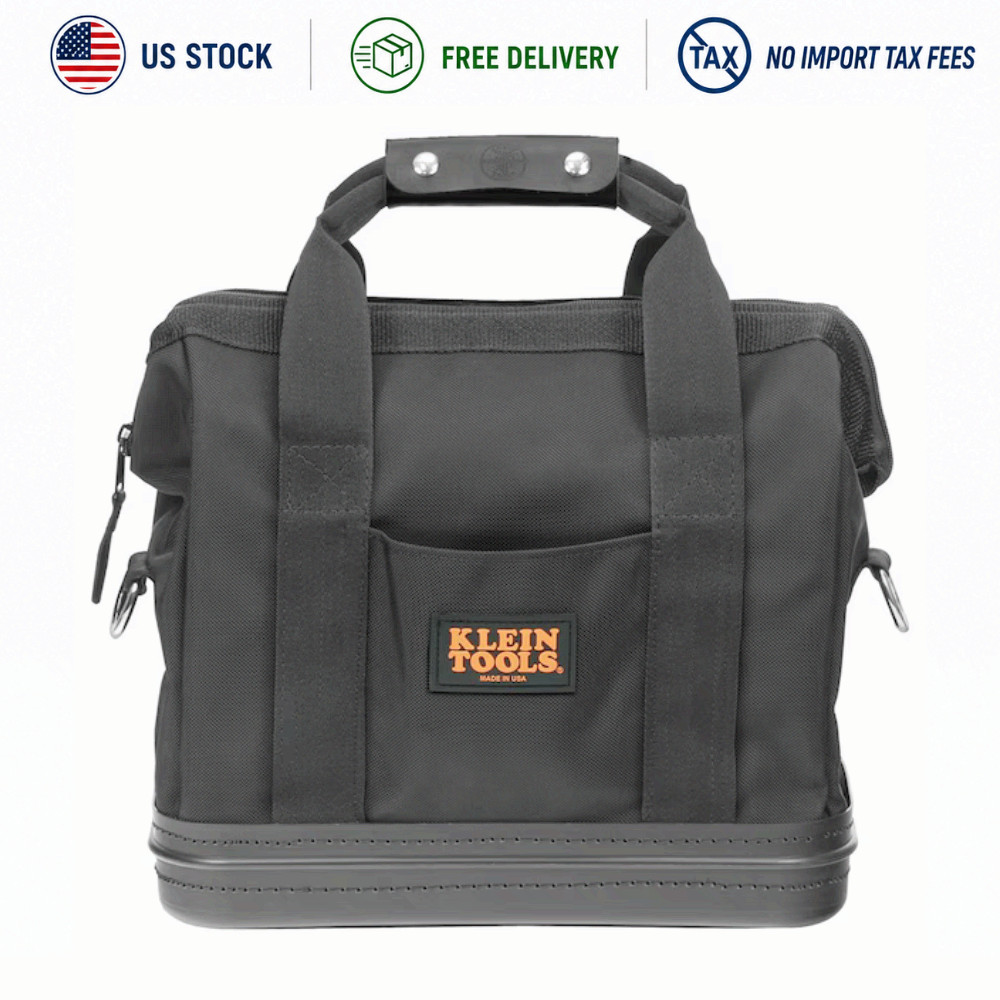 Klein Tools 5200-15 Cordura Tool Bag 10 Pocket Heavy Duty Electrician Bag