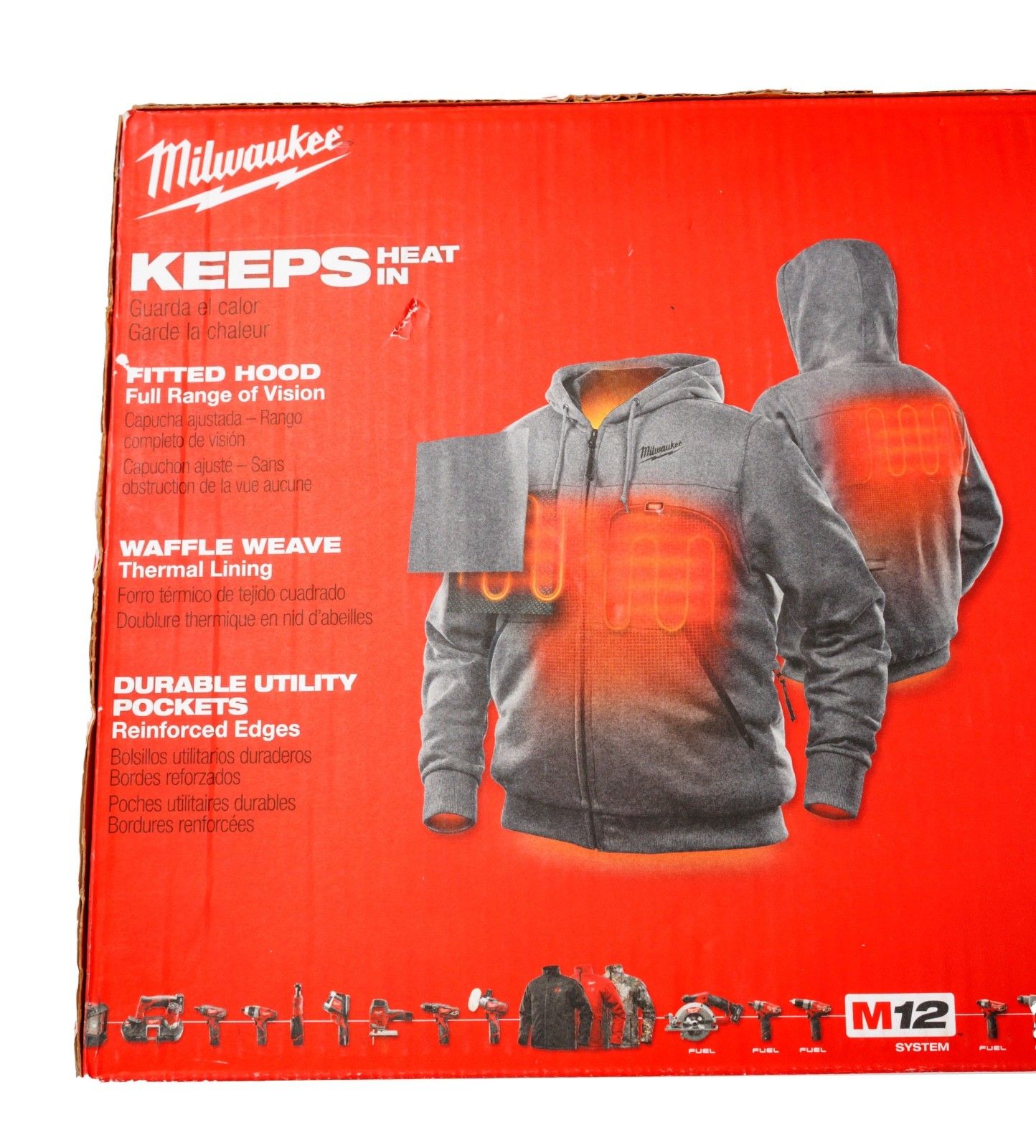 Milwaukee M12 Heated Hoodie Kit Mens S Jacket with Battery & Charger NEW