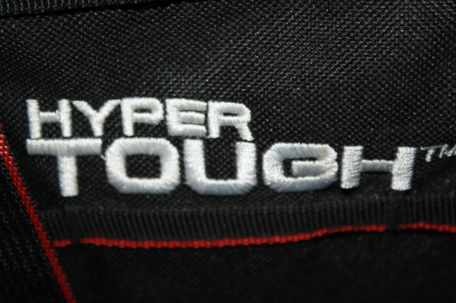 Hyper Tough 12-inch Polyester Tool Bag, with Full-Length Zipper and Double Strap