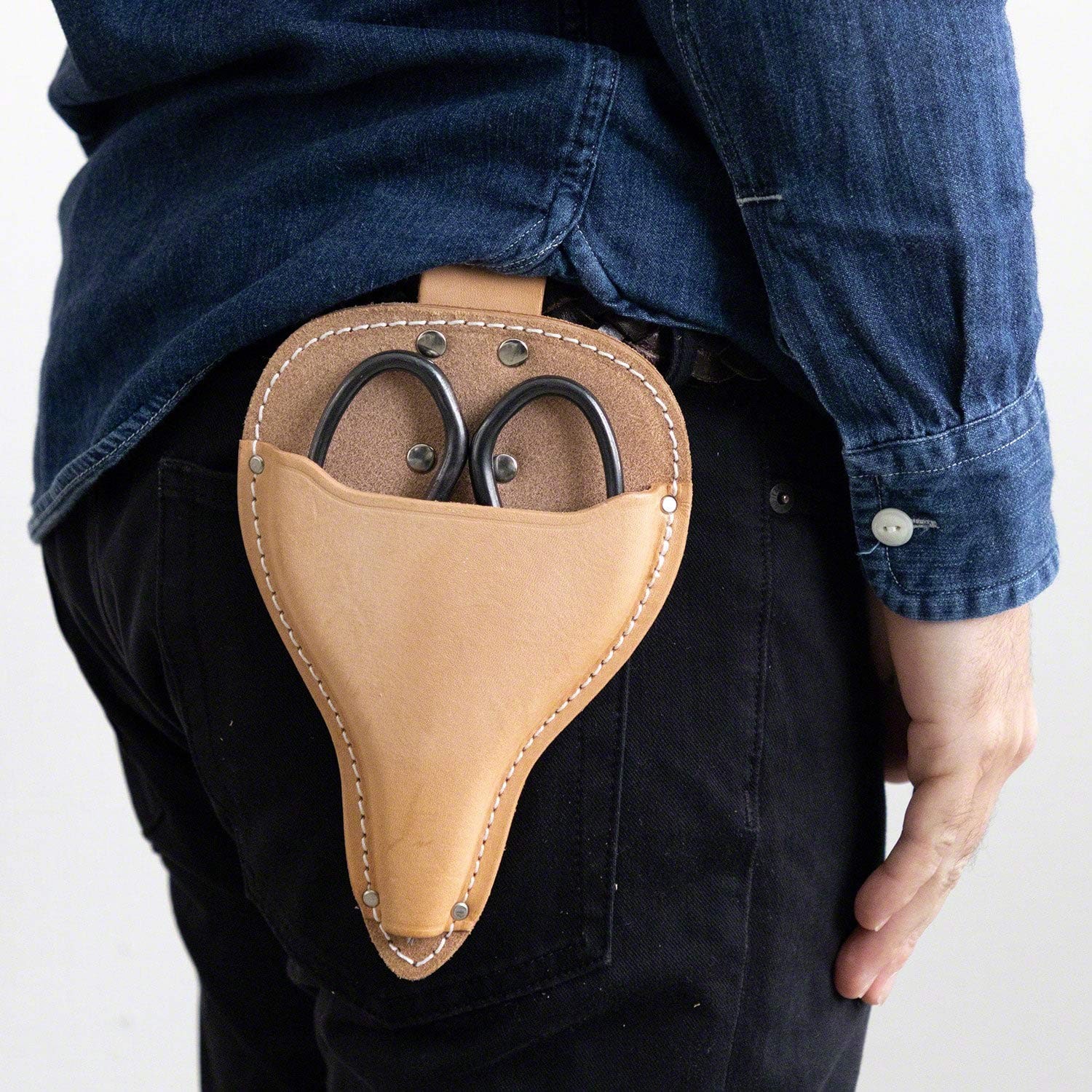Bonsai Scissors Tool Holster Made in Japan W 5.5inch(140mm) Beige, Japanese G…