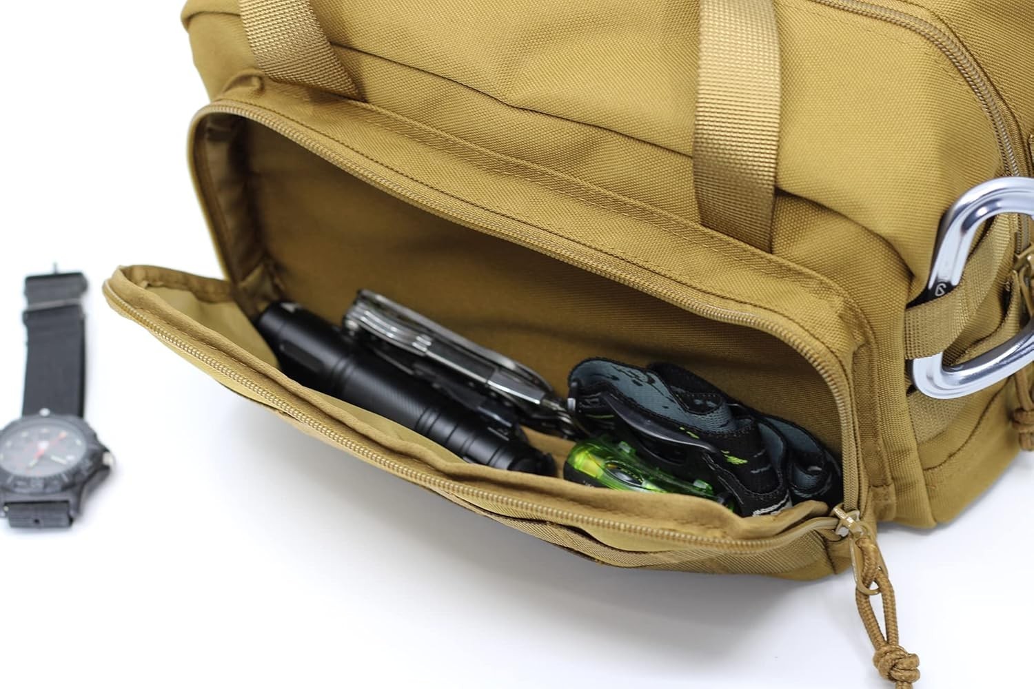 12-Inch Heavy-Duty Tool Bag – Versatile EDC Gear for Mechanics and Builders