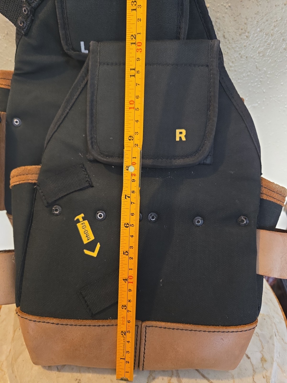 FIRM GRIP Build-A-Rig Hybrid Leather/Nylon Framer Set Of 2 Tool Pouches