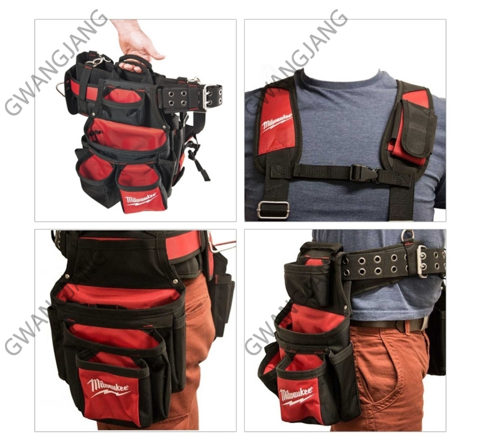 Milwaukee 48-22-8120 Contractor Belt Suspension Rig Tool DIY Easy Work Durable