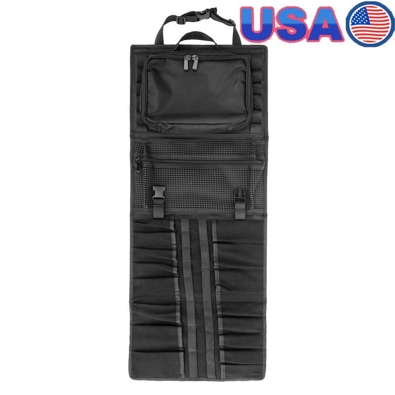 Vehicle Tool Organizer Portable Emergency Kit w Detachable Bag 27 Pockets New