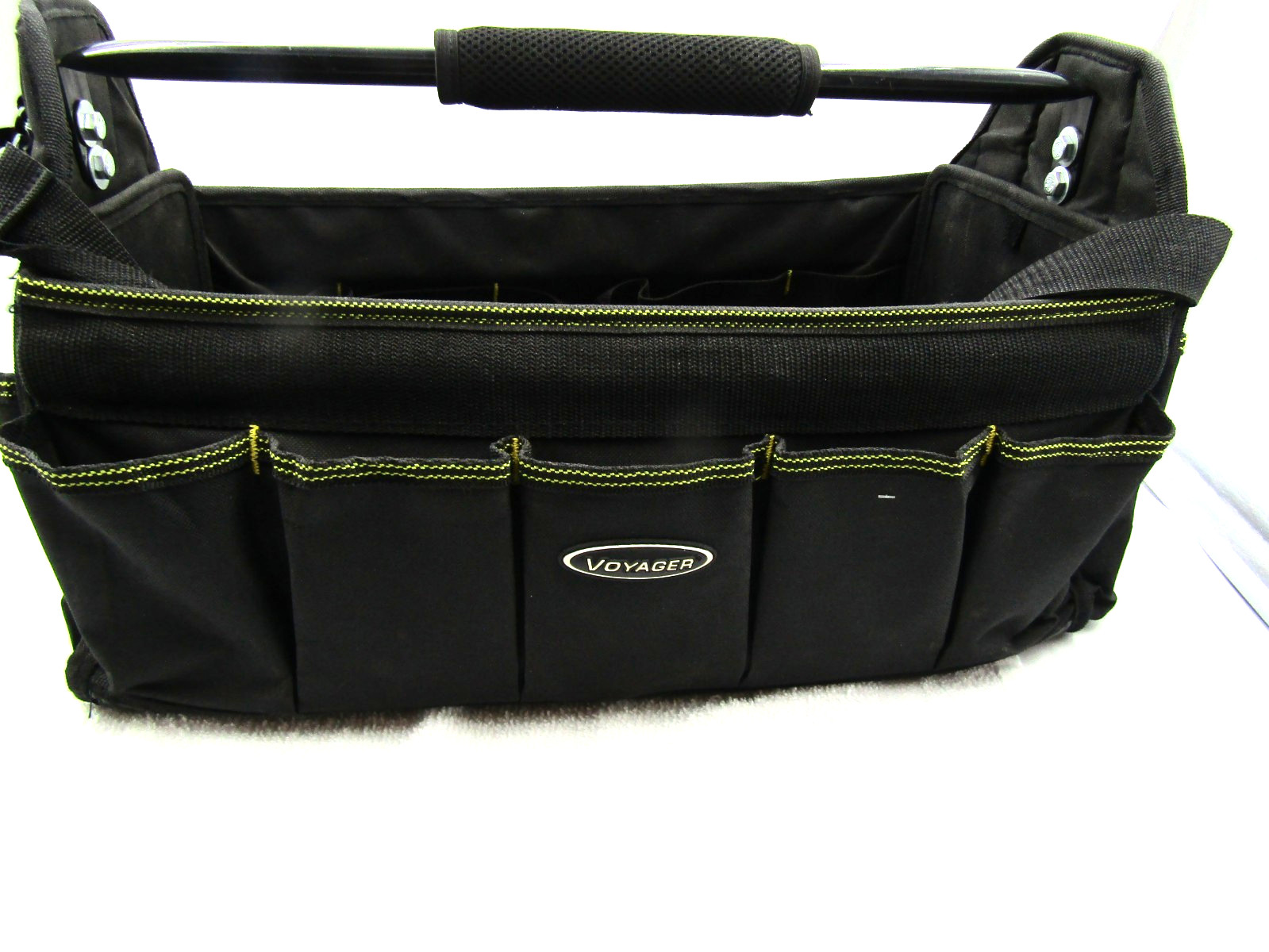 Tool Bag Open Top Tote 12 inch Storage Organizer W/ Handle 18 pockets Riggers