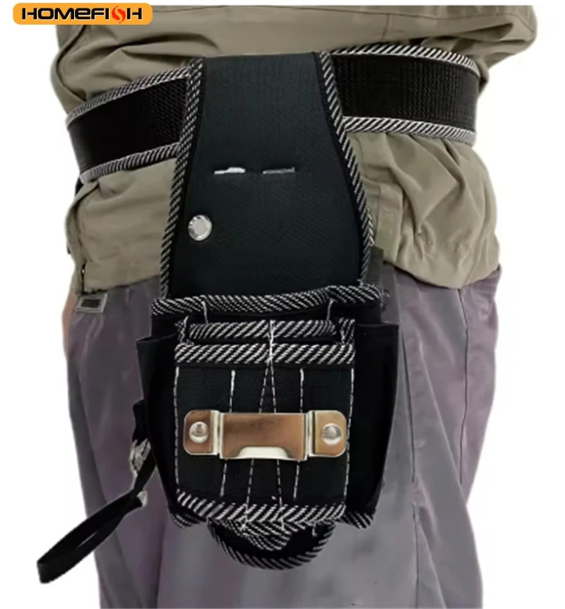 Multifunctional Waist-Hung Electrician Tool Bag and Drill Storage Holster