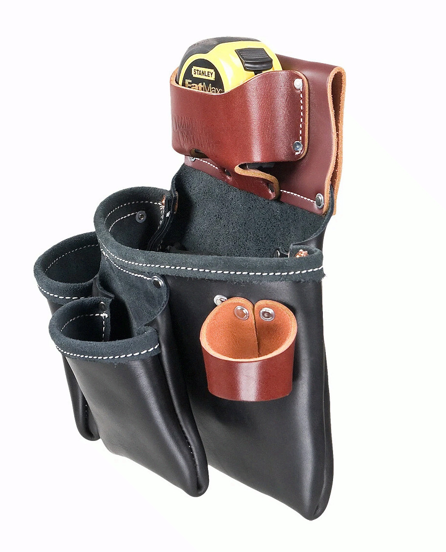 Occidental Leather B5018DB 11-Pocket Right Hand All Leather Black Pro Tool Bag