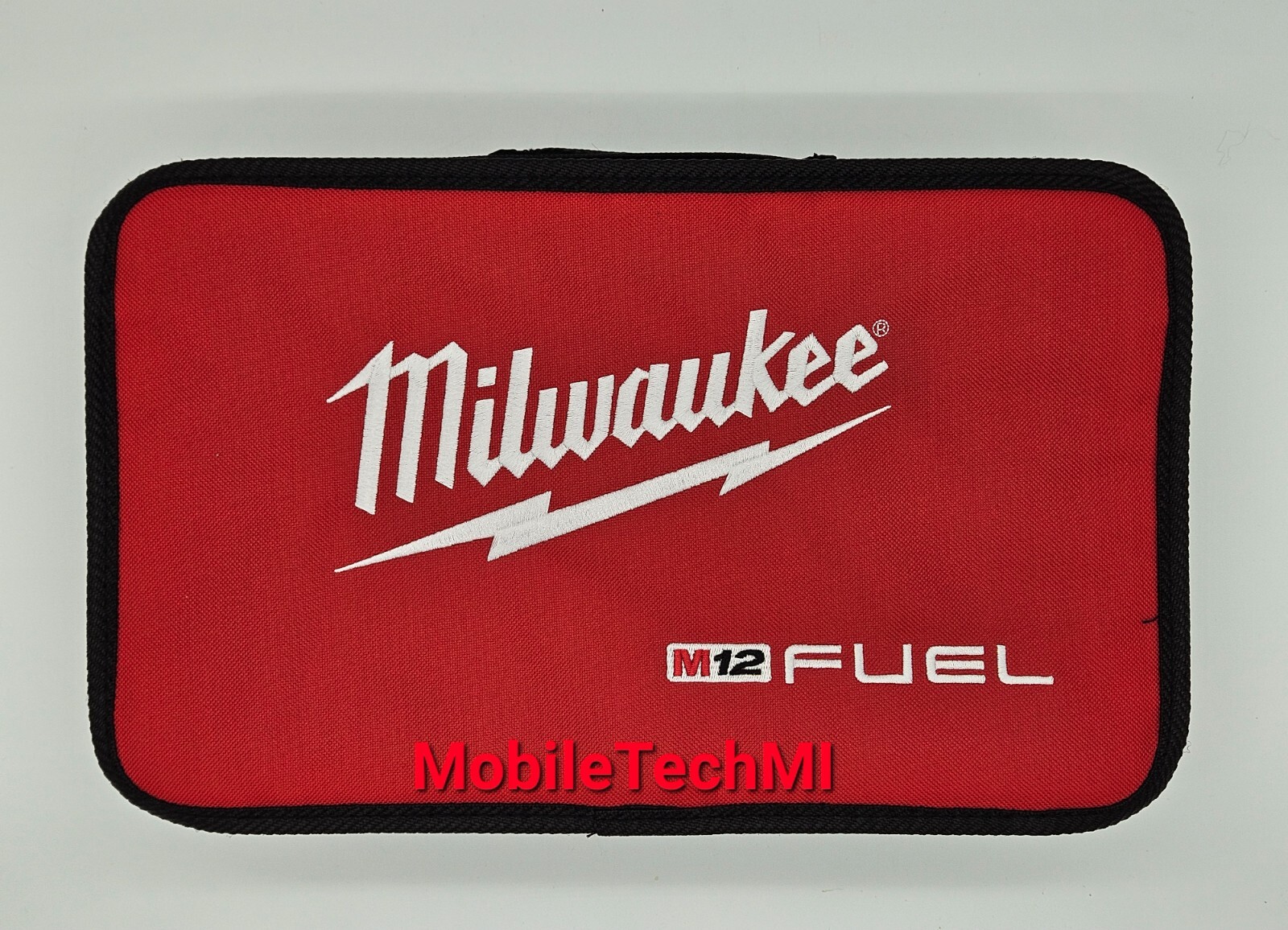 NEW Milwaukee FUEL Logo 14” M12 Zipper Contractor Soft Case Tote Empty Tool Bag