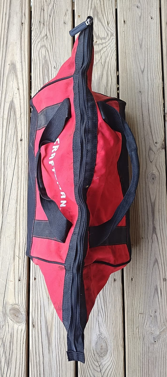 20V Craftsman 18x11x10 Red And Black Large Tool Bag (Padded Bottom) With Handle