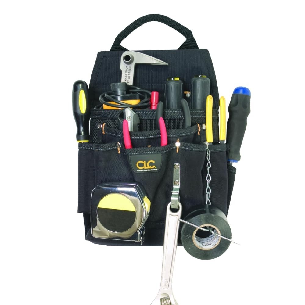 CLC Custom Leathercraft 5505 Electrician’s Tool Pouch Ballistic Poly 12Pocket