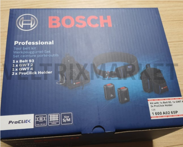 Bosch Professional Tool Belt 93 Pouch Set | Ergonomic Fit | Genuine NEW