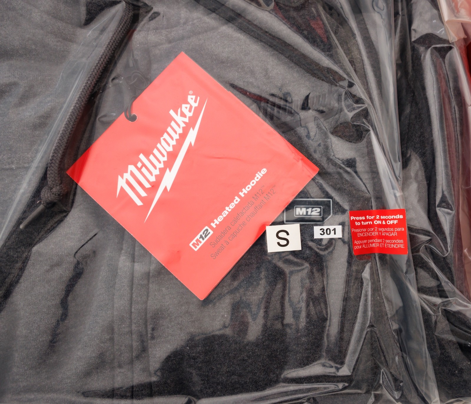 Milwaukee M12 Heated Hoodie Kit Mens S Jacket with Battery & Charger NEW