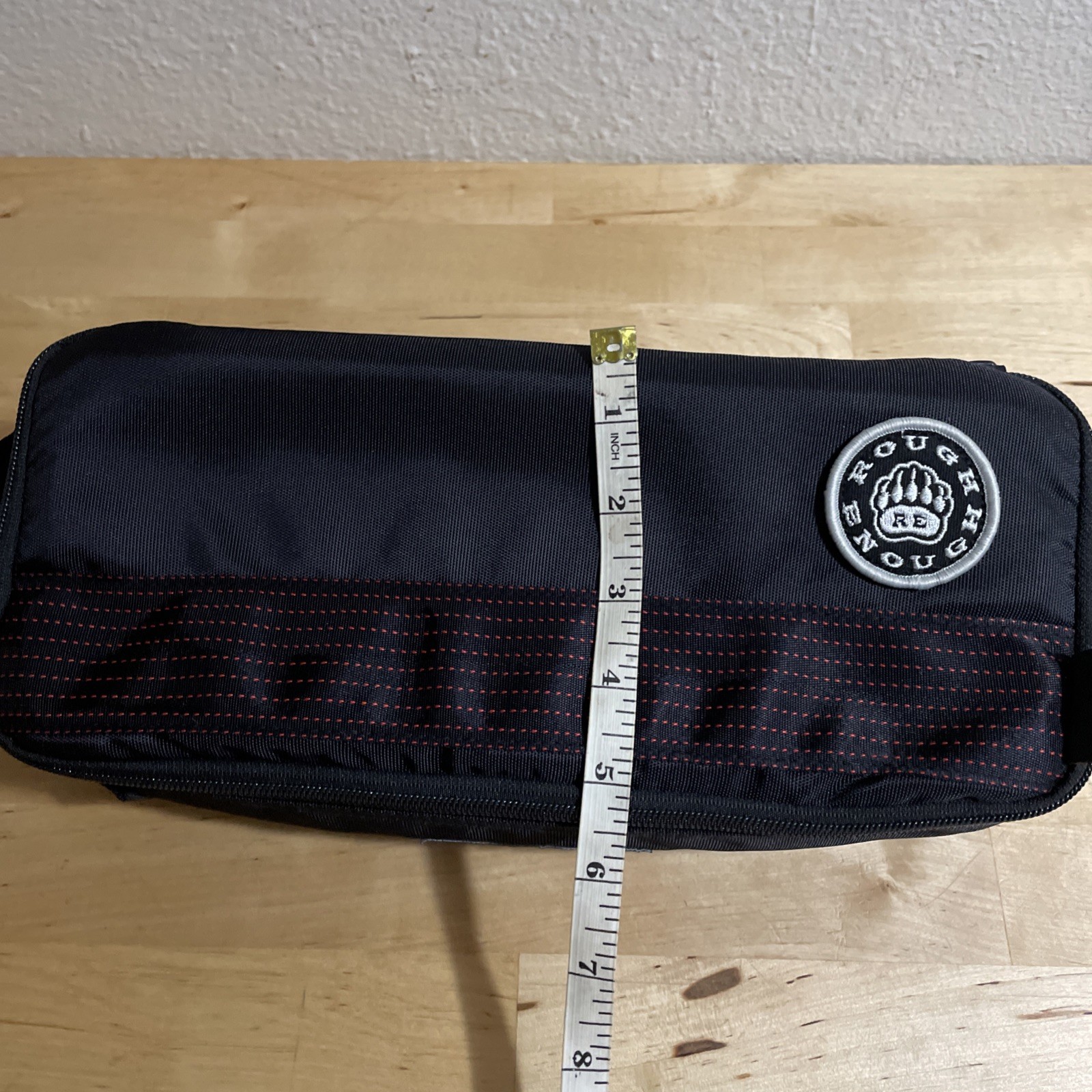 Rough Enough 12″ Small Tool Bag Pouch Box Travel Toiletry Handle Cordura Black