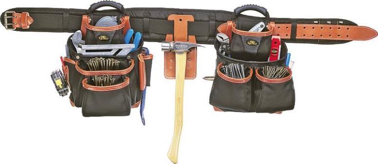 NEW CLC 51452 27 POCKET PRO FRAMER 4 PC SIGNATURE TOOL BELT BAG SALE 1924208