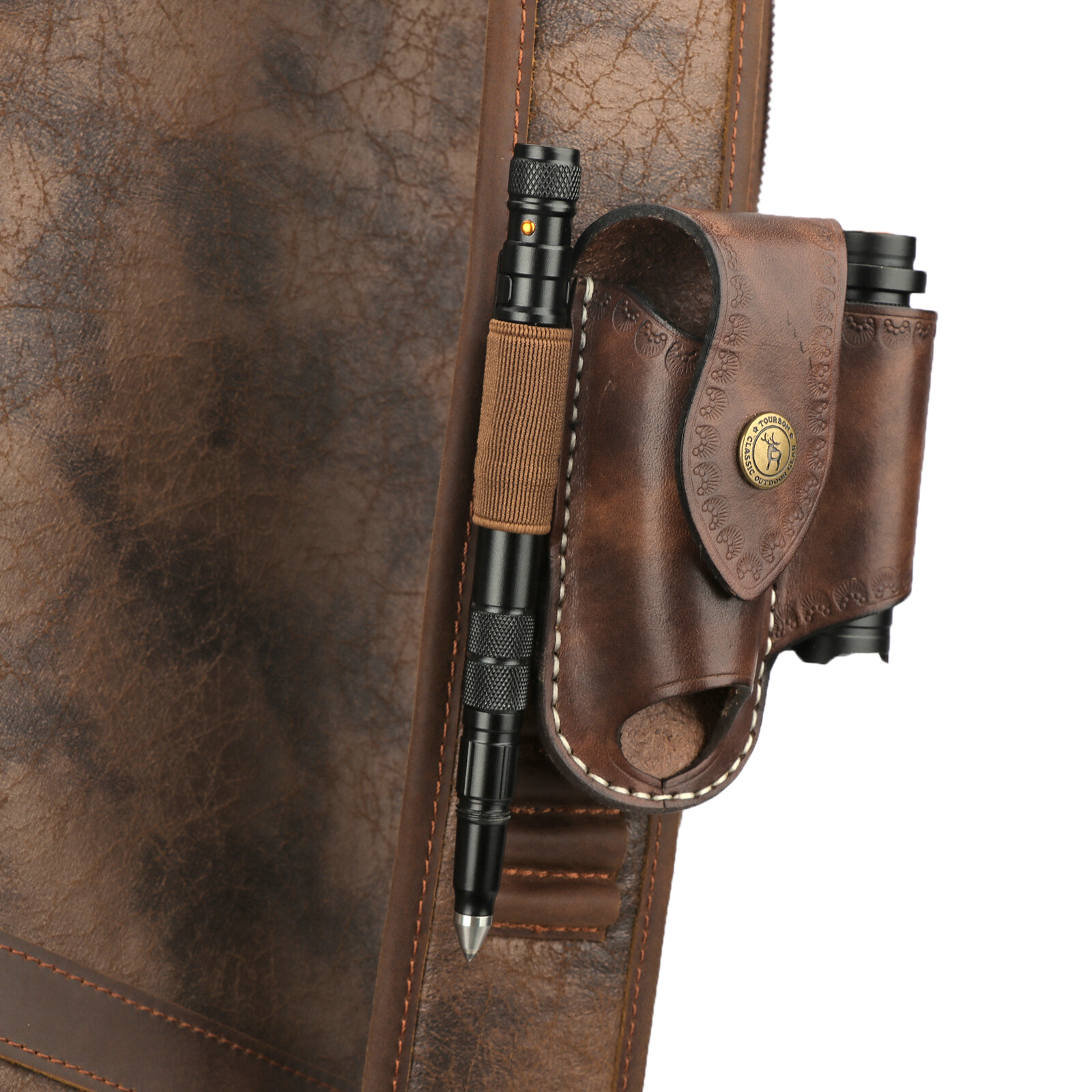Leather Knife Sheath EDC Pliers Belt Pouch Knives Holster-Special Offer
