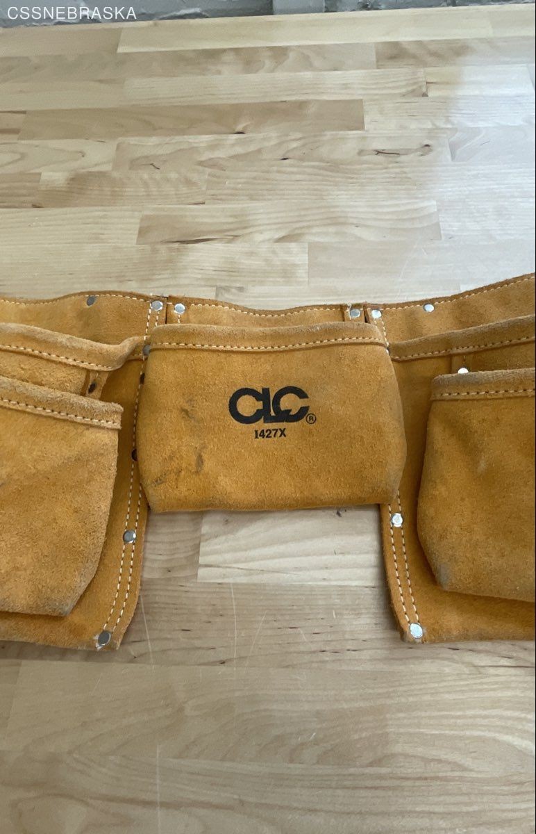 CLC 1427X Suede Leather Professional 12 Pocket Tool Belt Carpenter Work Apron