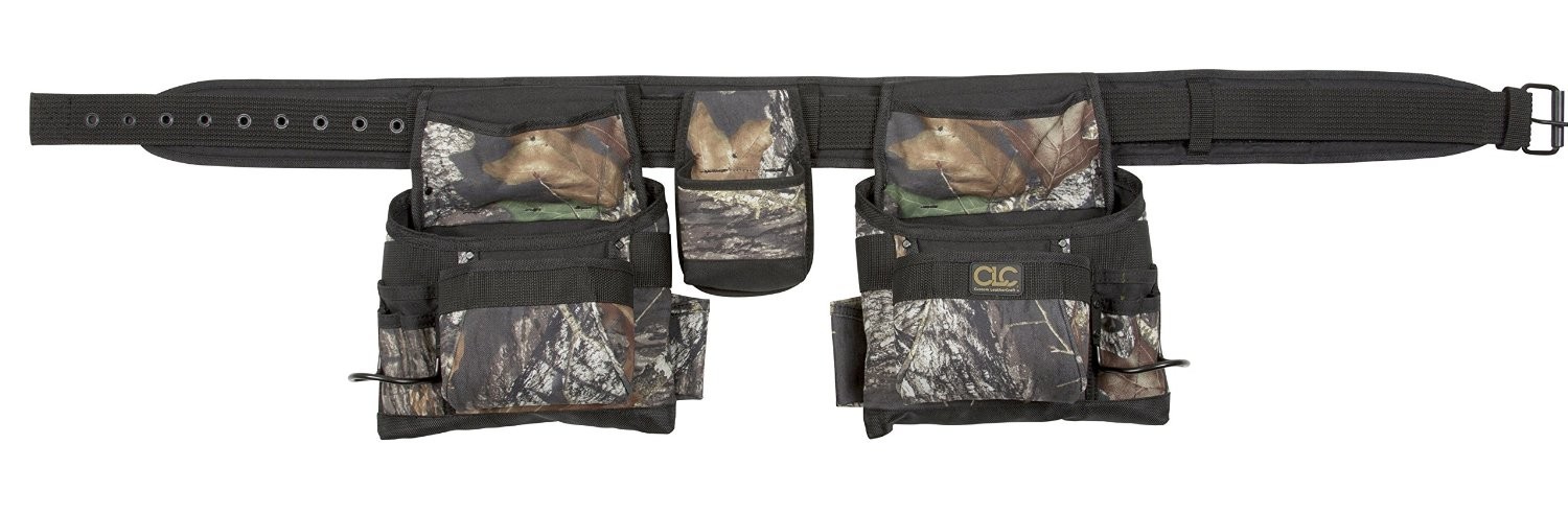 Custom Leathercraft Sportsman 1604M 17 Pocket Combo Apron Mossy Oak 4 Piece