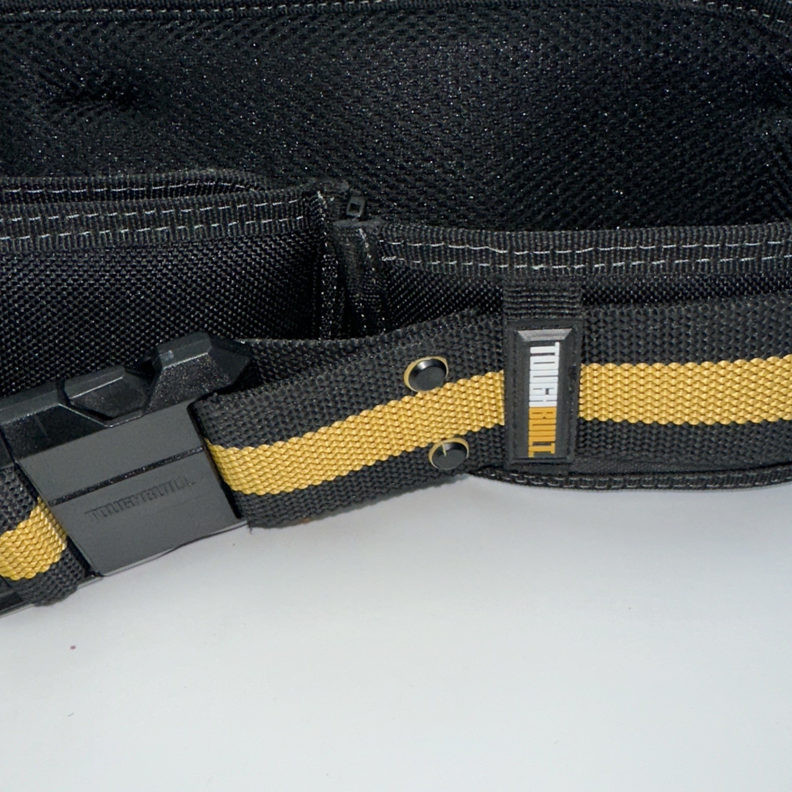 ToughBuilt Cliptech Pro Padded Tool Belt Black Yellow Adjustable TB-CT-40P