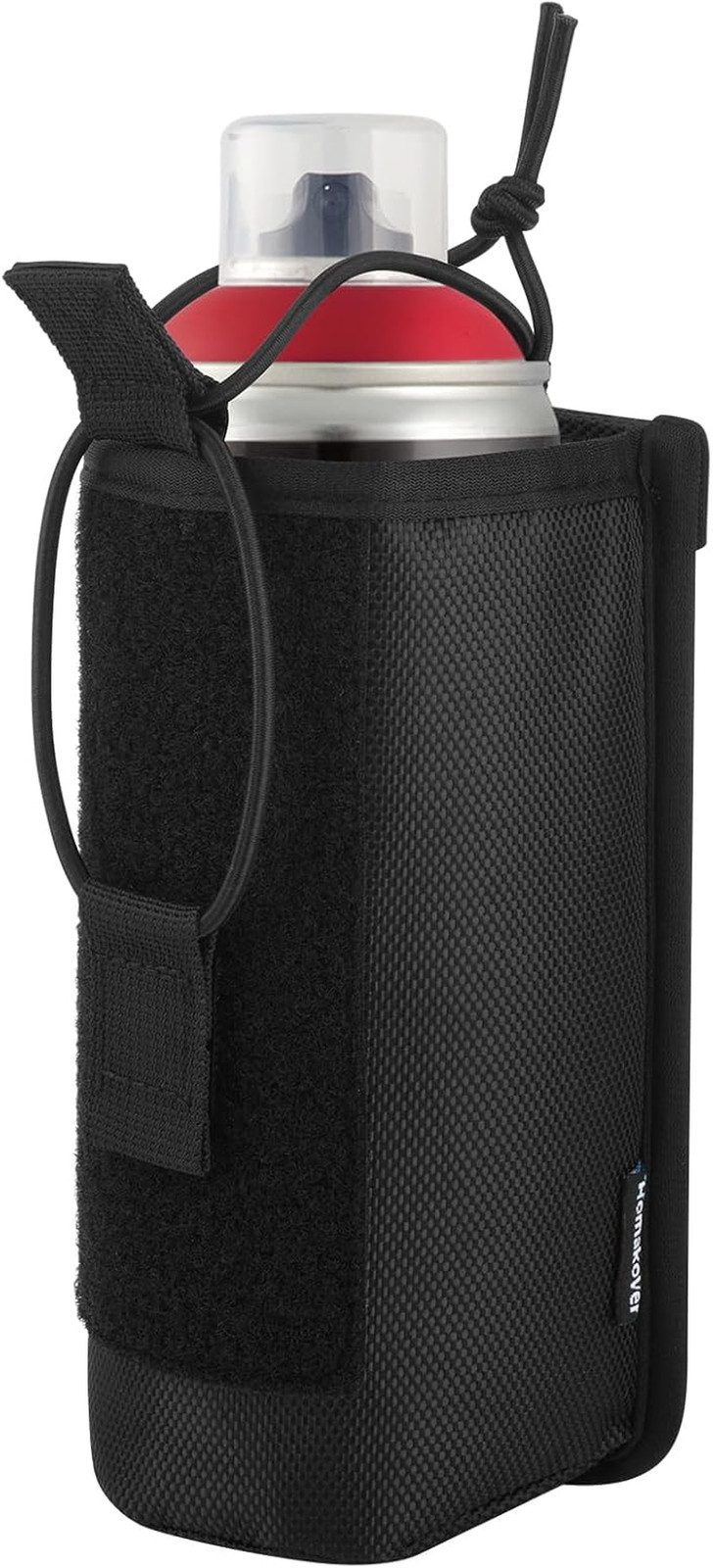 1680D Black Spray Can Belt Holster with Metal Clip for 12Oz Spray Paint