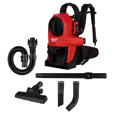 Milwaukee Tool 0895-20 Backpack Vacuum, 18 In H, 16 Lb