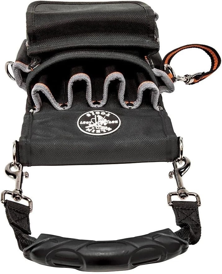 Versatile 9-Pocket Tool Organizer with Shoulder Strap for Hands-Free Carry