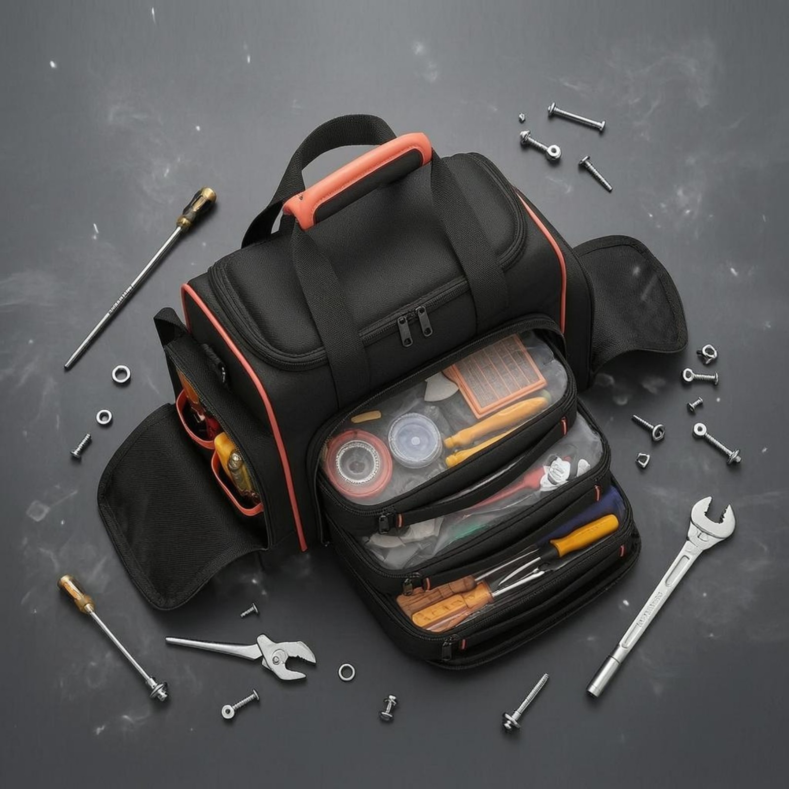 Electrician Tool Bag Padded Handle for Worksite