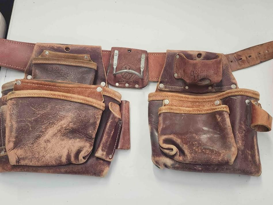 Occidental Leather Carpenter Tool Belt Vintage Pro Framer Belt Large