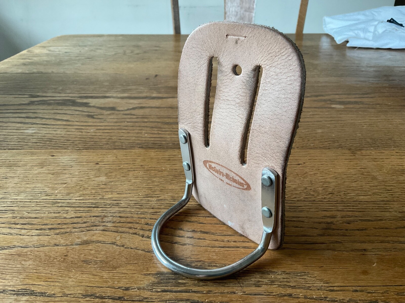 3.5 in. McGuire-Nicholas Saddle Leather Made Hammer Holder Belt Tool Storage