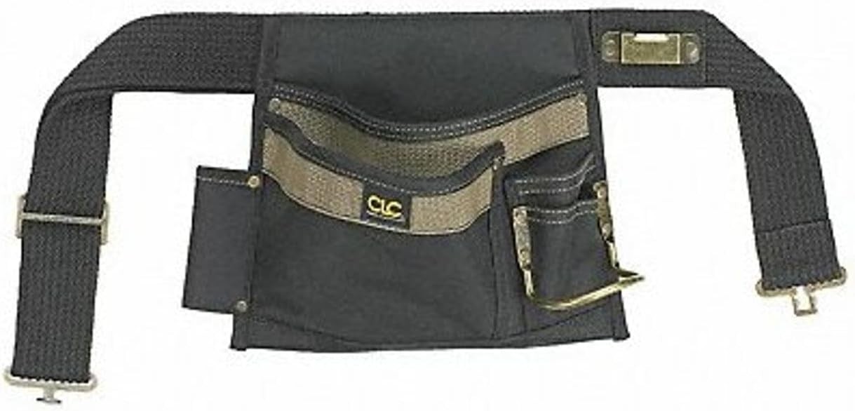 NEW CLC CUSTOM LEATHERCRAFT 1245 6 POCKET POLY TOOL BELT APRON POUCH 3346087