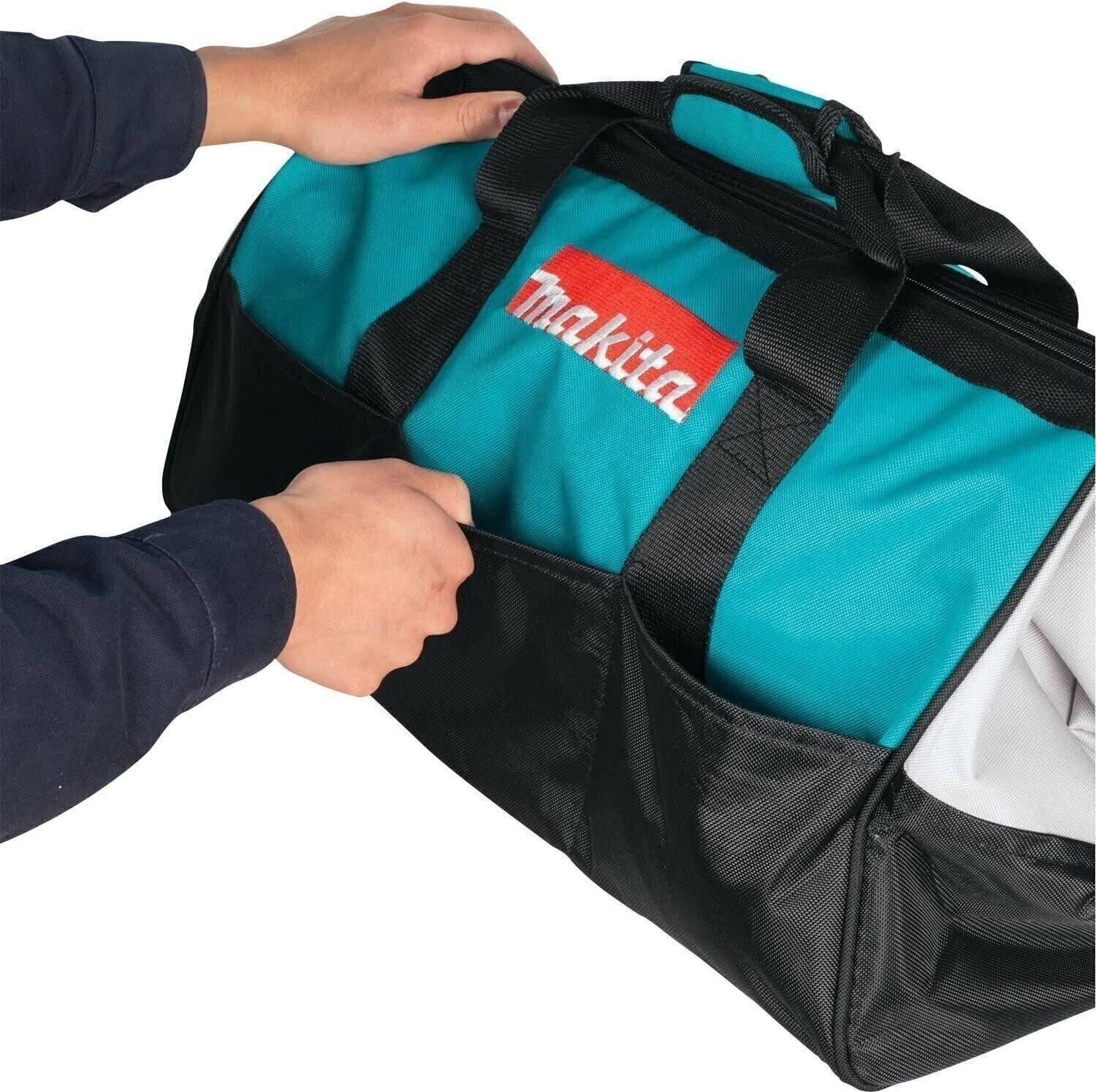 Makita 21″ Heavy Duty 10 Pocket Strap Contractor Tool Bag Carry Storage Case