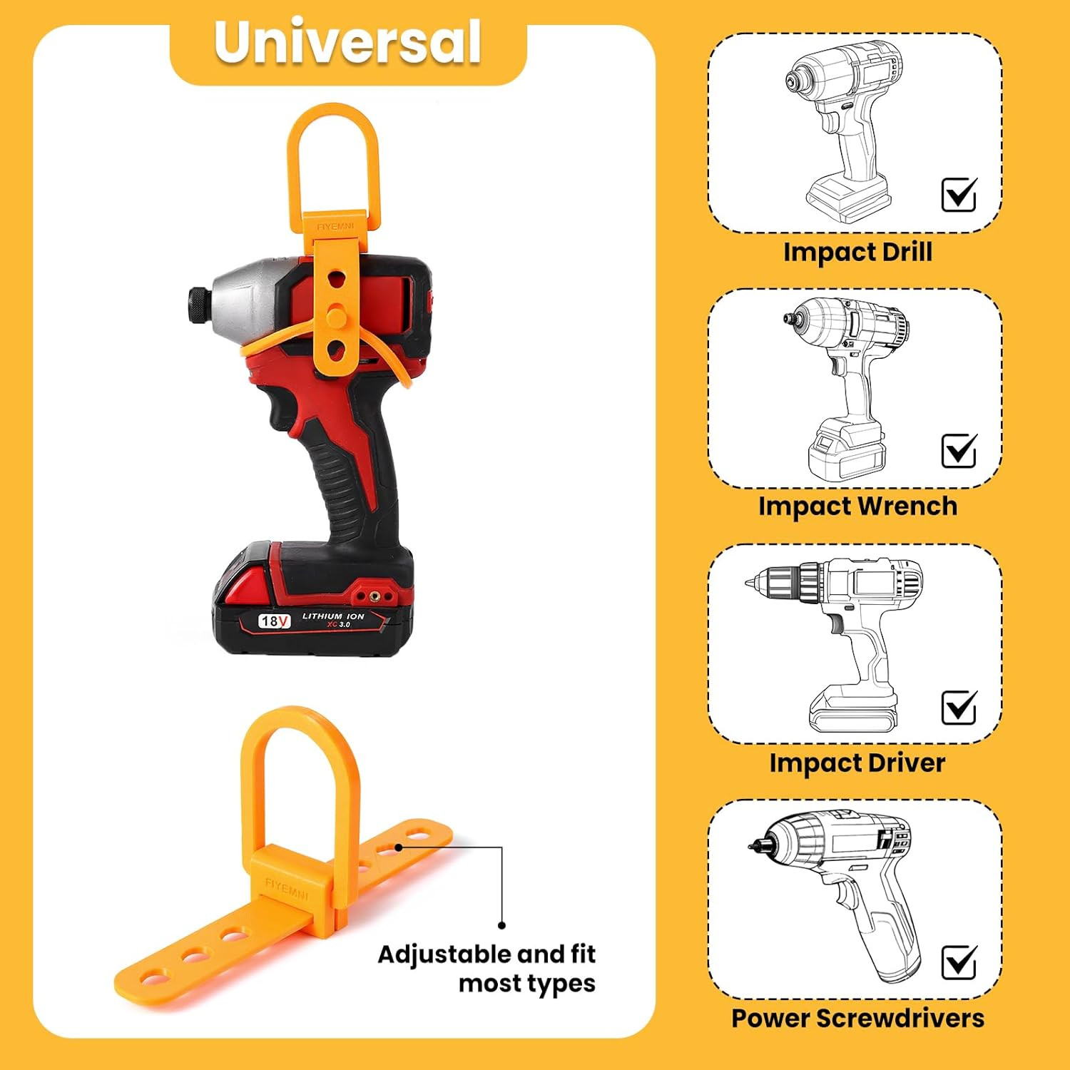Lineman Tools Drill Hanger, Drill Hook, Lineman Bucket Accessories | Secure Dril