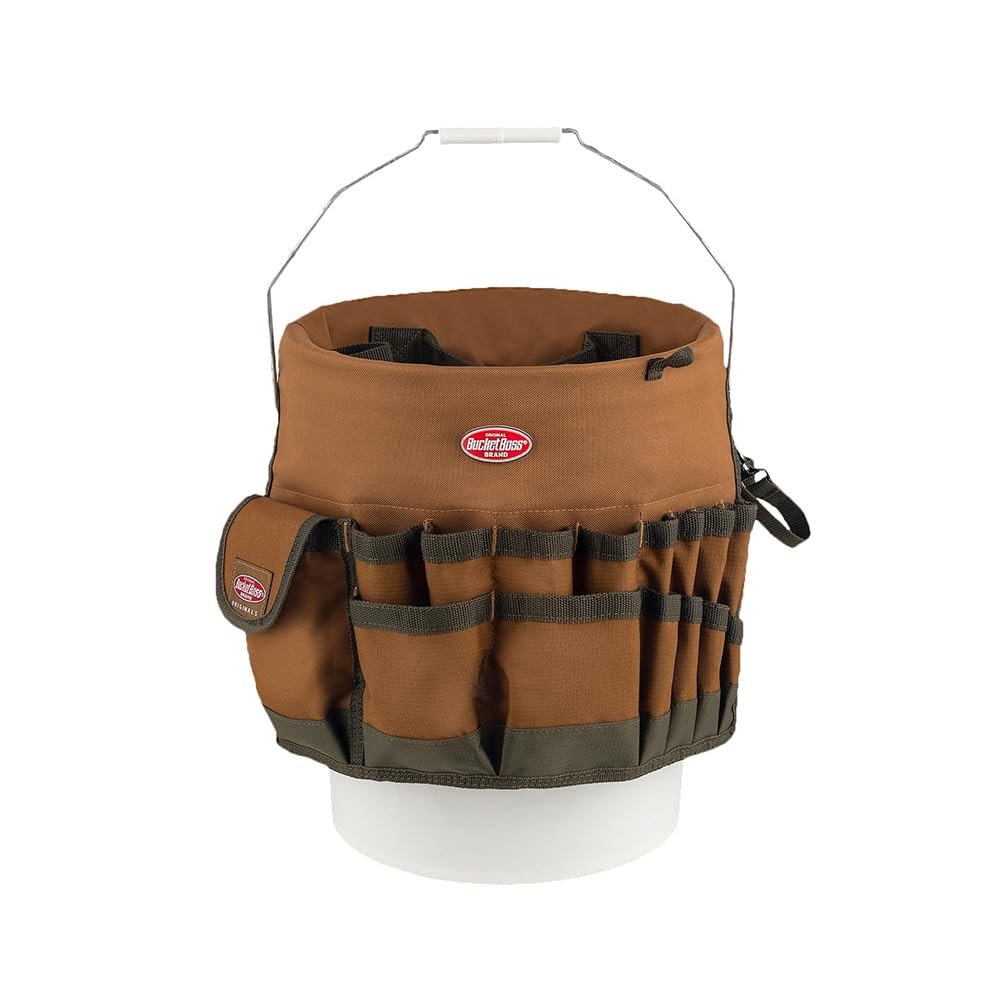 The Bucketeer Bucket Tool Organizer in Brown, 10030
