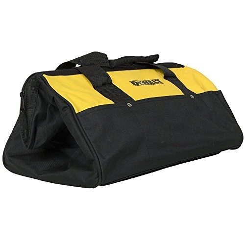 New Dewalt Heavy Duty Ballistic Nylon Tool Bag 15” w Runners & 3 outside Pockets