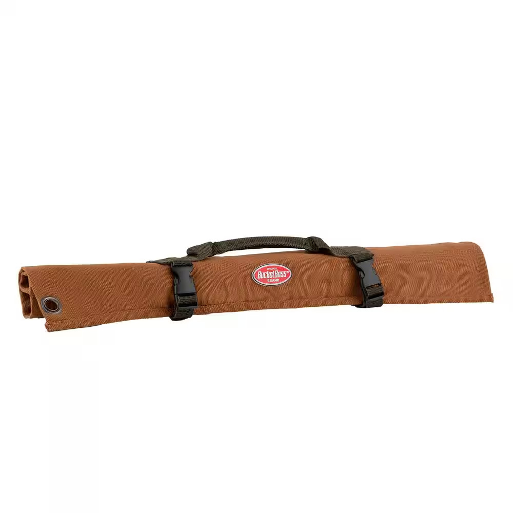 14 In. Big Wrench Tool Roll with 5 Tool Bag Storage Pockets