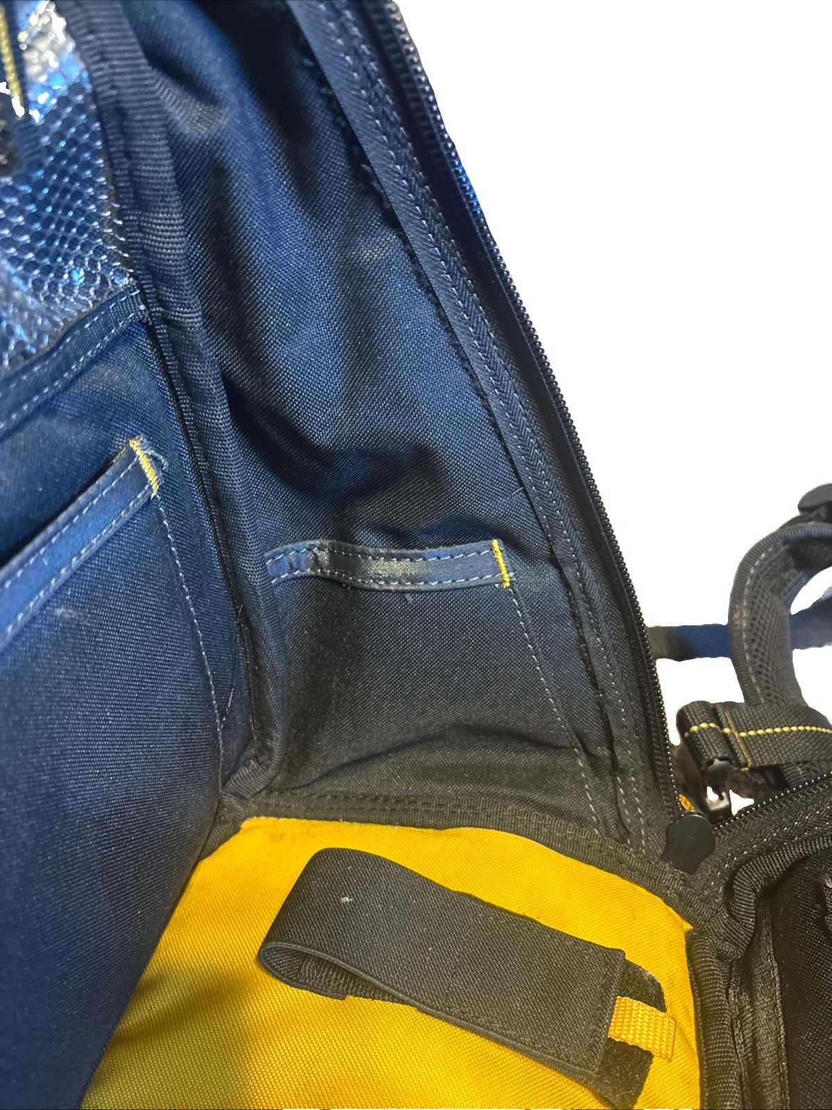 DEWALT DGL523 57 Pocket Lighted Tool Backpack – Black/Yellow
