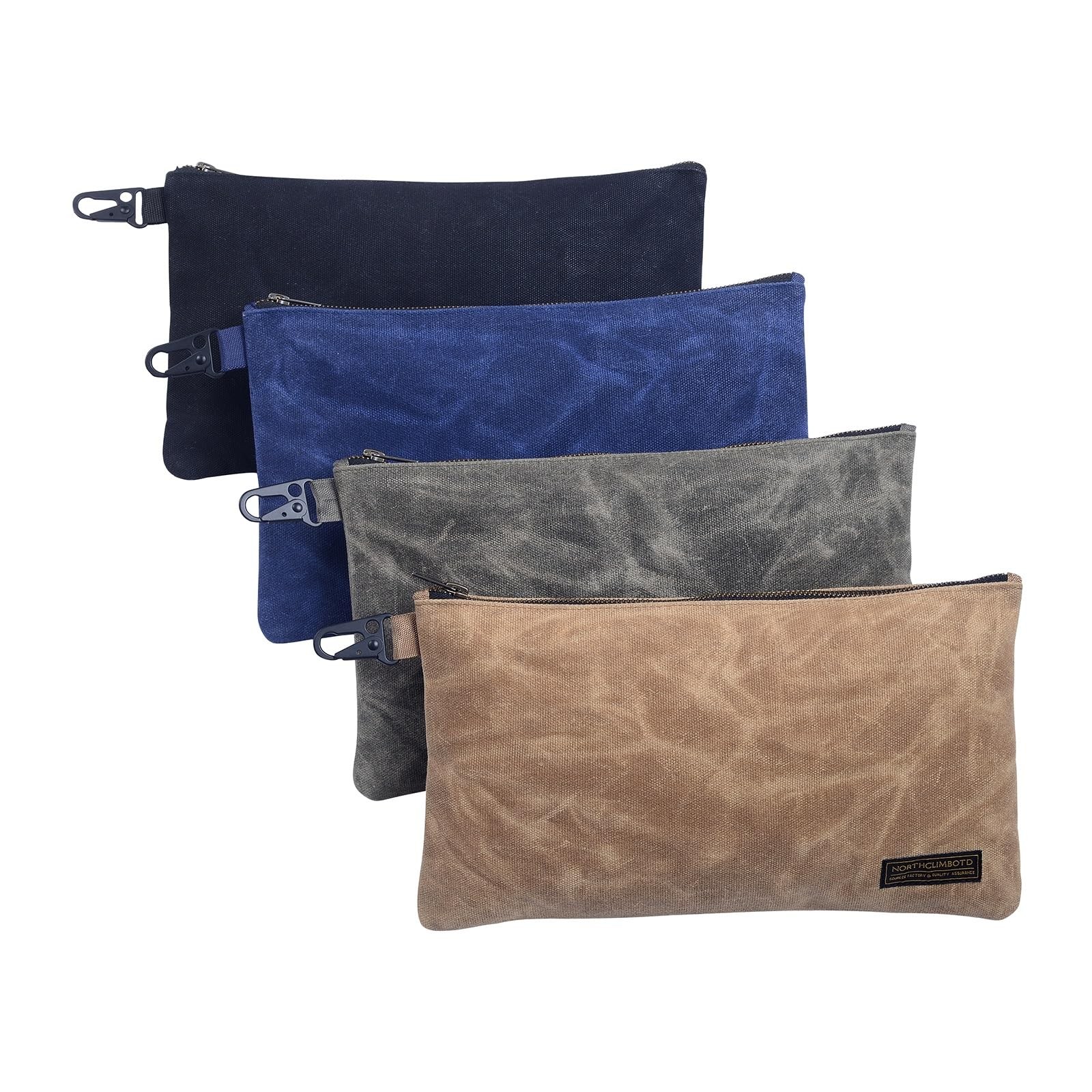 Heavy-Duty Canvas Tool Bag, Multipurpose Storage Pouch, Pouches for Organizat…