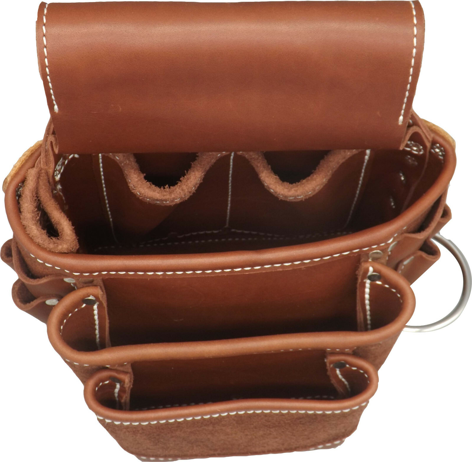 AMISH LEATHER TOOL POUCH Construction Work Belt Bag Set Left Right USA HANDMADE
