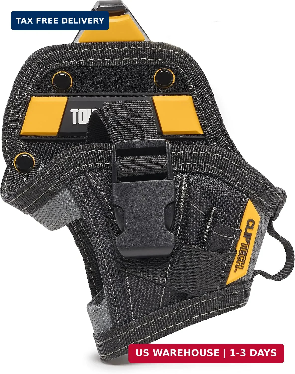 ClipTech – Compact Drill Holster, Tool Holster, TB-CT-20-S | 1680D Construction,