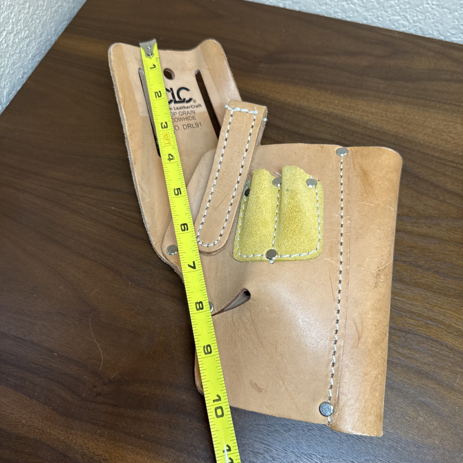 CLC Custom Leathercraft DRL91 Top Grain Cowhide 45 Degree Cordless Drill Holster