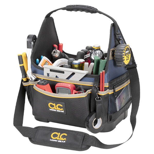 CLC Custom Leathercraft PB1531 13″ Molded Base Electrical/HVAC Tool Carrier Bag