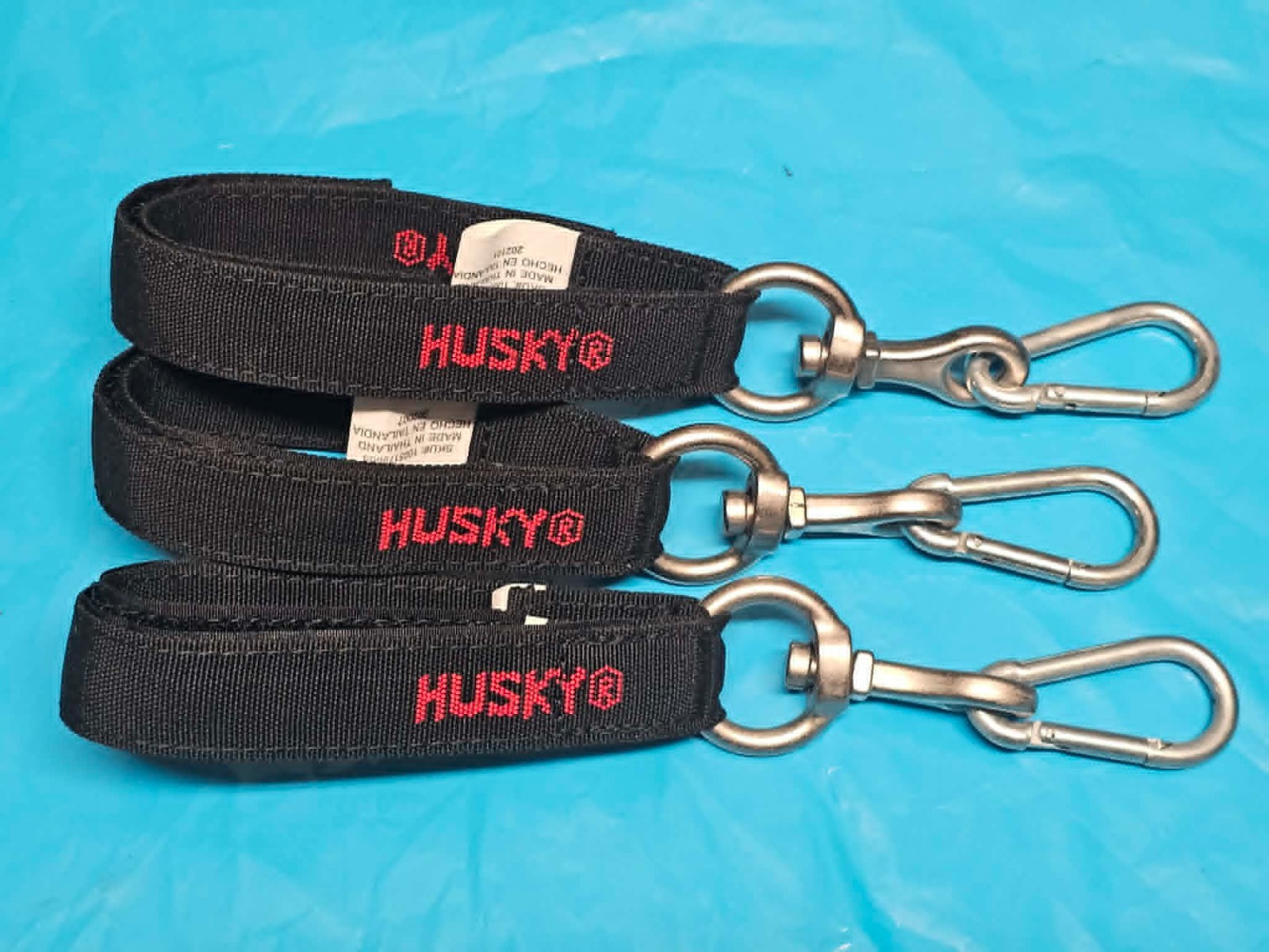 3 Husky Heavy Duty Hang-Alls 18-inch Straps 3 pack Up to 100 lbs. Free Shipping