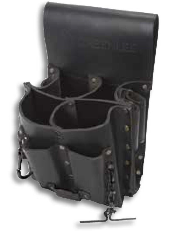 GREENLEE 0258-11 Heavy-Duty 8-Pocket Leather Pouch