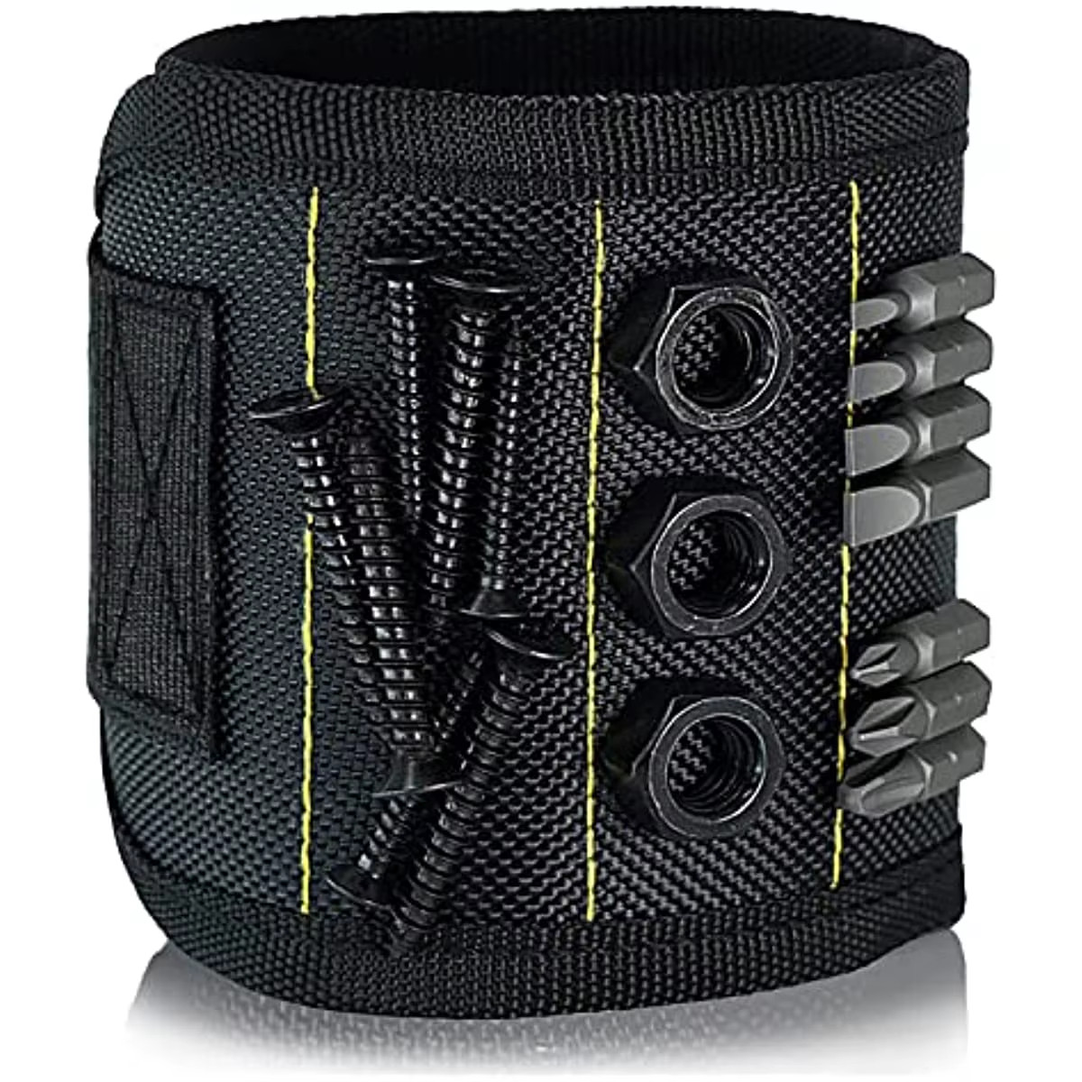 Magnetic Wristband for Holding Screws,Nails，Drilling Bits,Wrist Tool Holder Belt