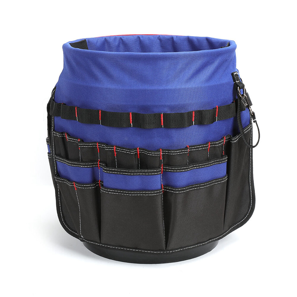 WORKPRO Bucket Tool Organizer with 51 Pockets Fits to 3.5-5 Gallon Bucket USA