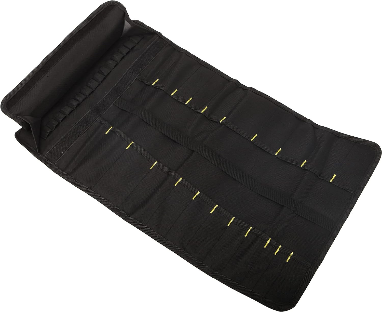 22 pocket Tool Bag 23*14 inches (unrolled), 14*3.3 (rolled), 1pc Black