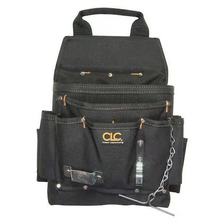 Clc Work Gear 5505 Black Ballistic Polyester 12 Pockets, 5505