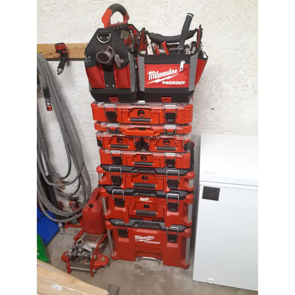 Technician Tool Bag 15″ Compact Contractor Tote Electrician Caddy Tear Resistant